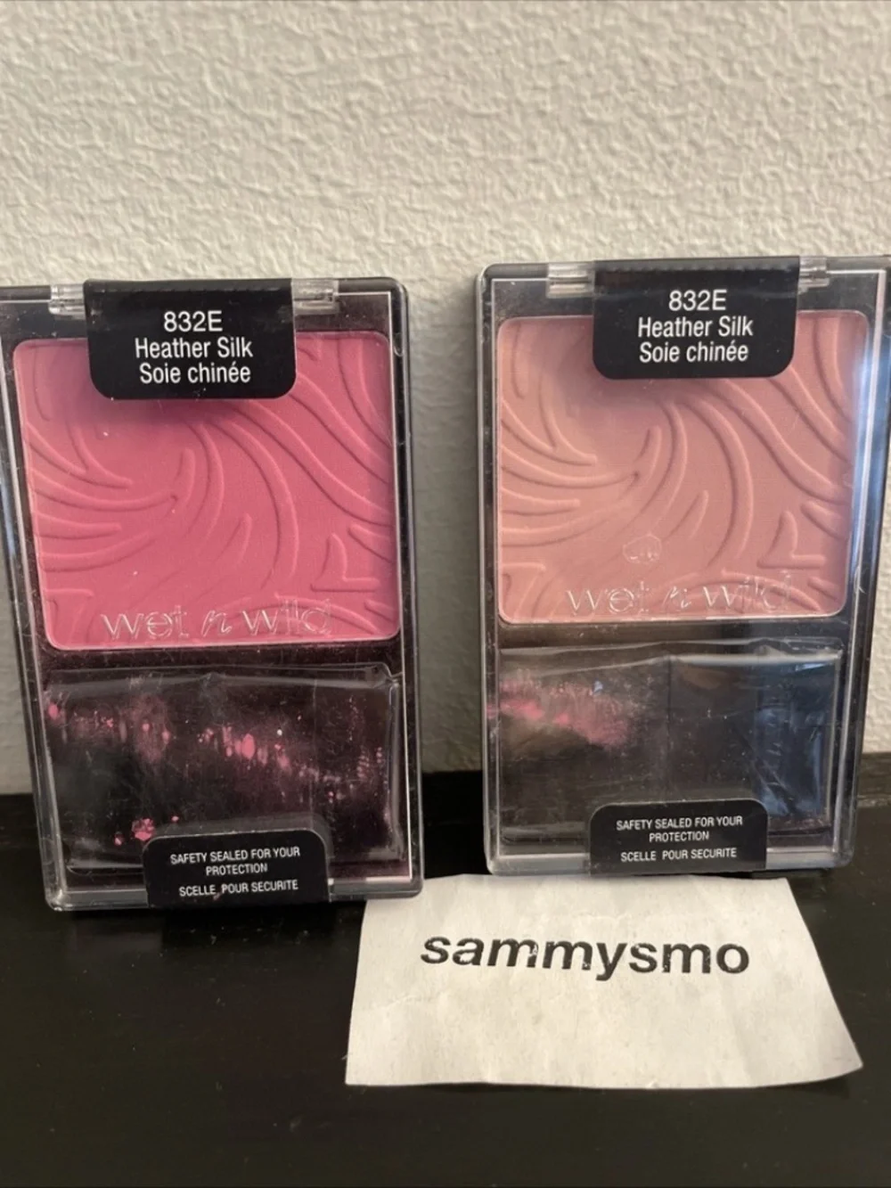 Wet n Wild Coloricon Blusher, Original Blush 832E HEATHER SILK x2 READ DESCRPTN